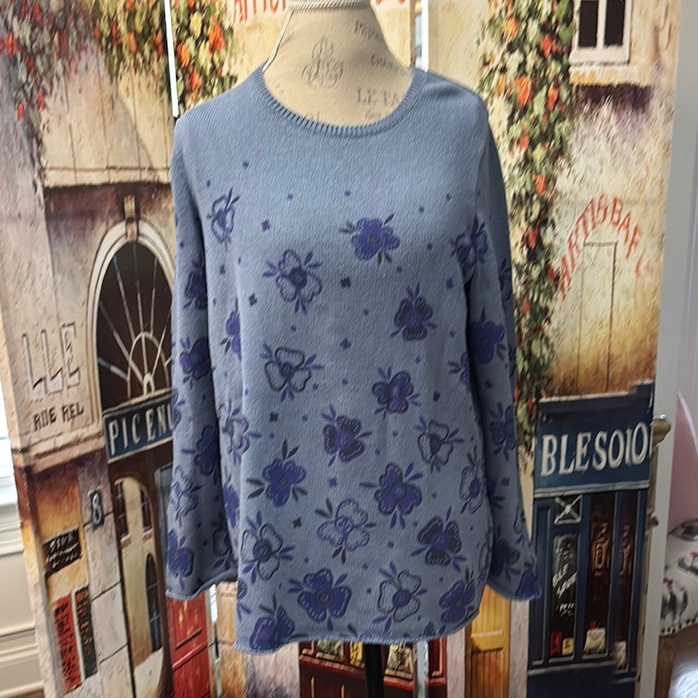 Gudrun Sjoden “Daisy” Sweater, BlackBerry, Size Medium